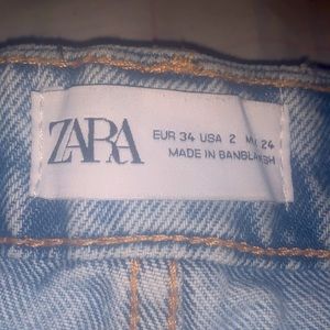 Zara | Size: 2 | High Waisted Shorts Denim | Made In Bangladesh 🤍